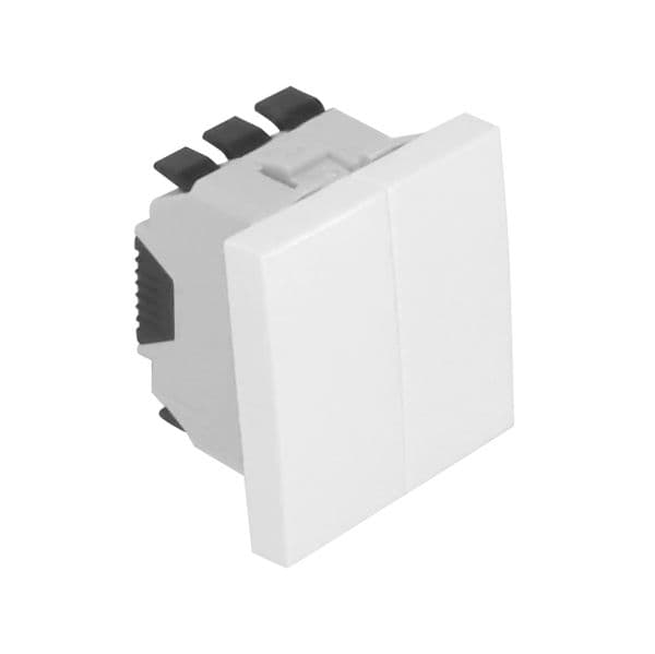 Efapel Comutador de Lustre 2 Modulos Branco - 45061SBR