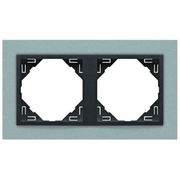 Efapel Espelho Duplo Alumina/gris - 90920TAS