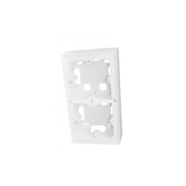 Efapel Caixa Saliente Dupla Logus 90 Preta Mate - 10994APM