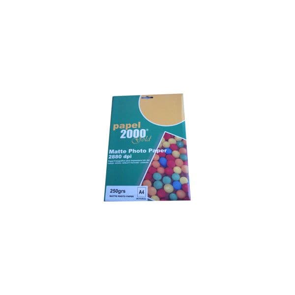 Papel InkJet 2000 A4 250g Foto Matte 20 Folhas - 181Z17989