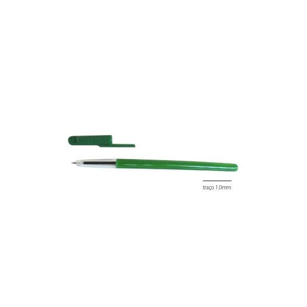 Esferográficas Ball Point 1mm 50 Un. Verde - 1177183