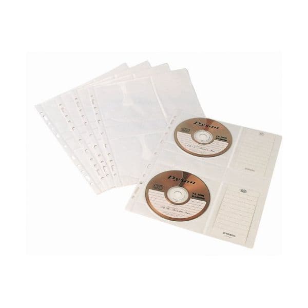Alban 10 un. Bolsa Catálogo A4 p/ 4 CD ou DVD - 050366