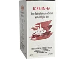 vinho tinto igrejinha setúbal bag in box 5l