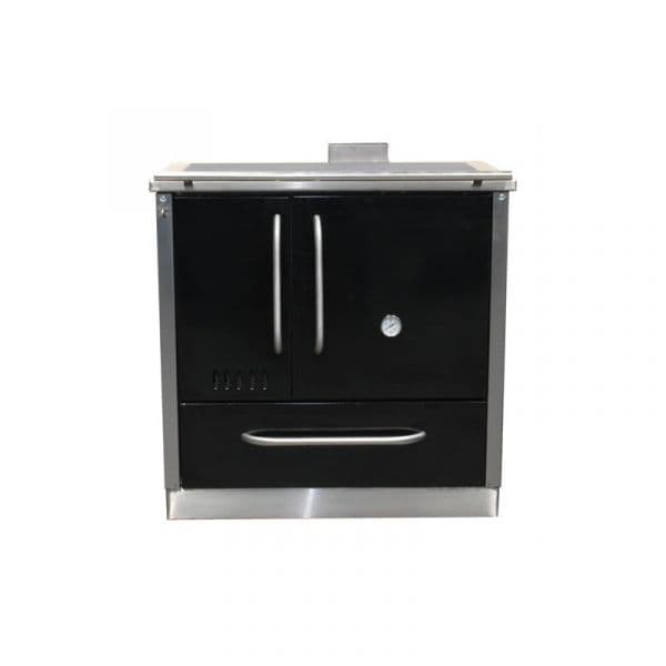 Fogão ALPI Lenha 13,4KW Aquila Black