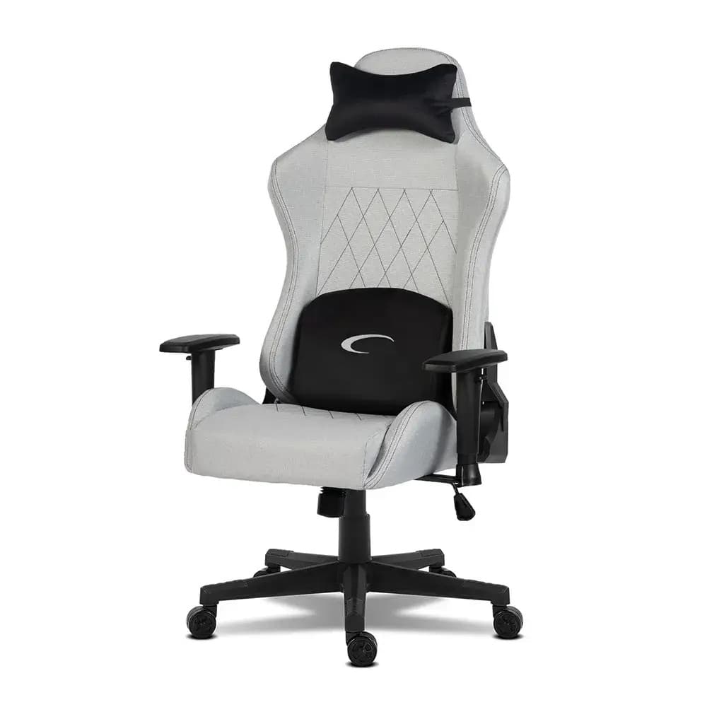 Cadeira Gaming Napofix GC2100 Light Gray Fabric