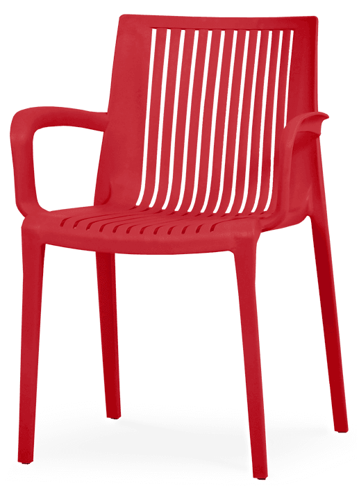 Pack 16 Cadeiras DALLAS Vermelho