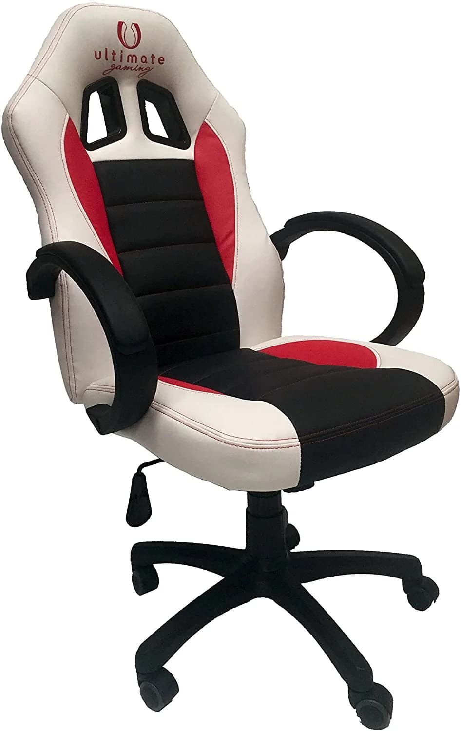 Cadeira Ultimate Gaming Taurus Branco,Preto,Vermelho