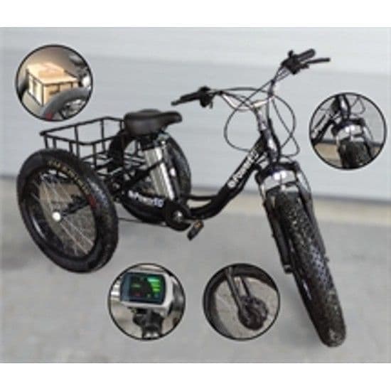 Carro Transporte Industrial Eletrico 3 Rodas Etri Black refª 224004 Powered