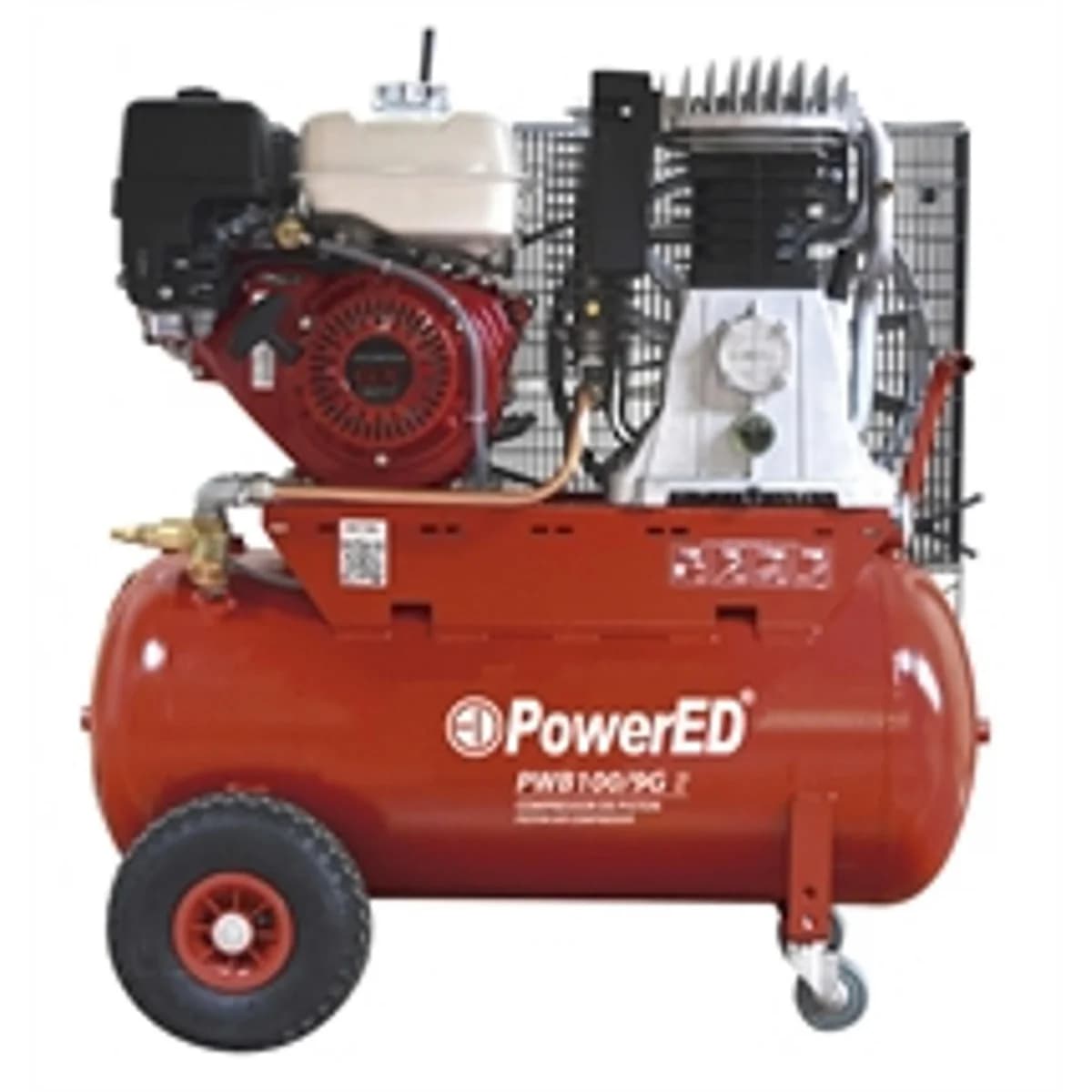 Compressor 100L Motor Honda Gasolina 9Hppbw100/9G refª 356435 Powered - 356435 - Ferramentaspro.pt