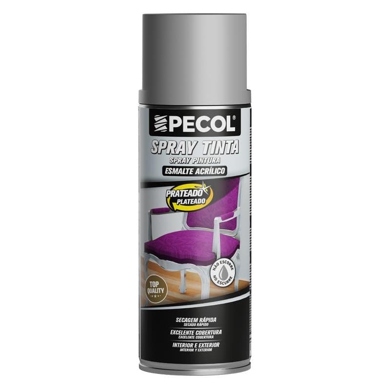SPRAY TINTA ACRILICA PRATEADO PECFIX