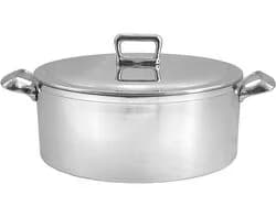 caçarola ductil jomafe aluminio fundido e polido 3l 20cm