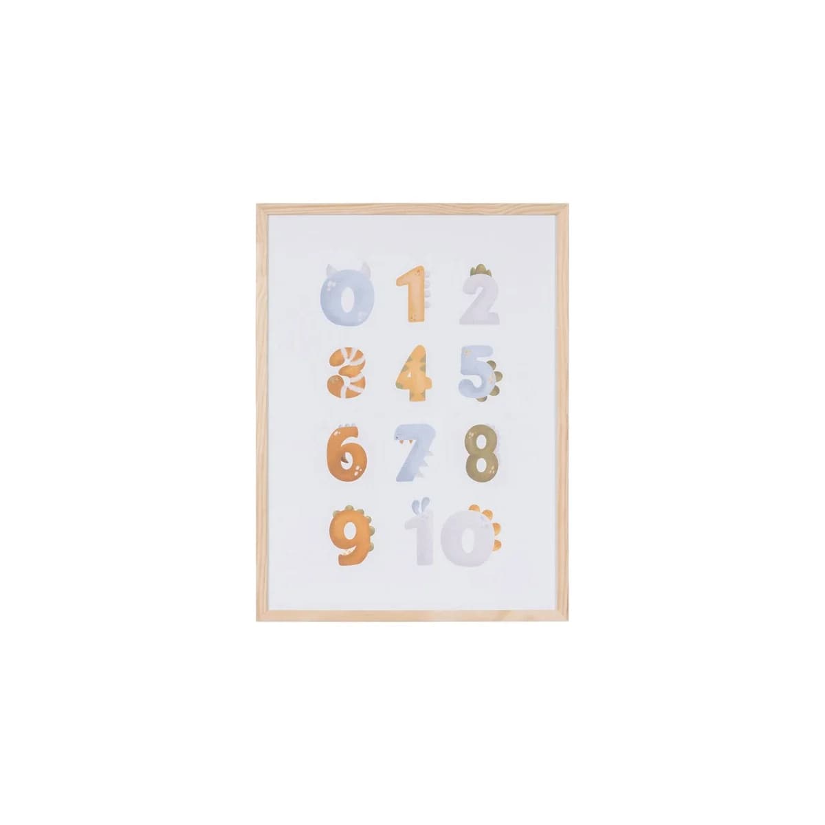 Pizarra blanca bi-office magnetica acero lacado blanco marco de madera con numeros para niños 600×450 mm