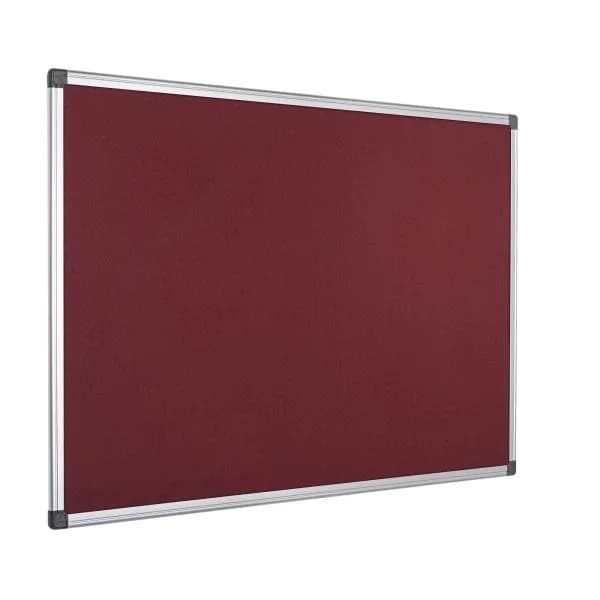 Bi-office Quadro Expositor Feltro 90x120cm Bordô Moldura Alumínio Maya - FA0533170