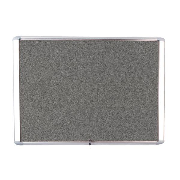 Bi-Office Vitrine Interior 978x673mm Feltro Articulada no Topo Mastervision Vermelho - VT350105750