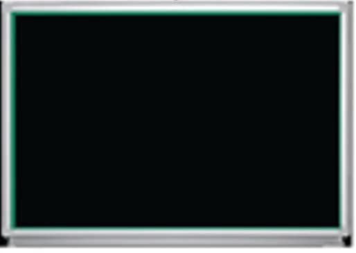 Nobo Quadro para Giz Preto Infinity 120x180cm