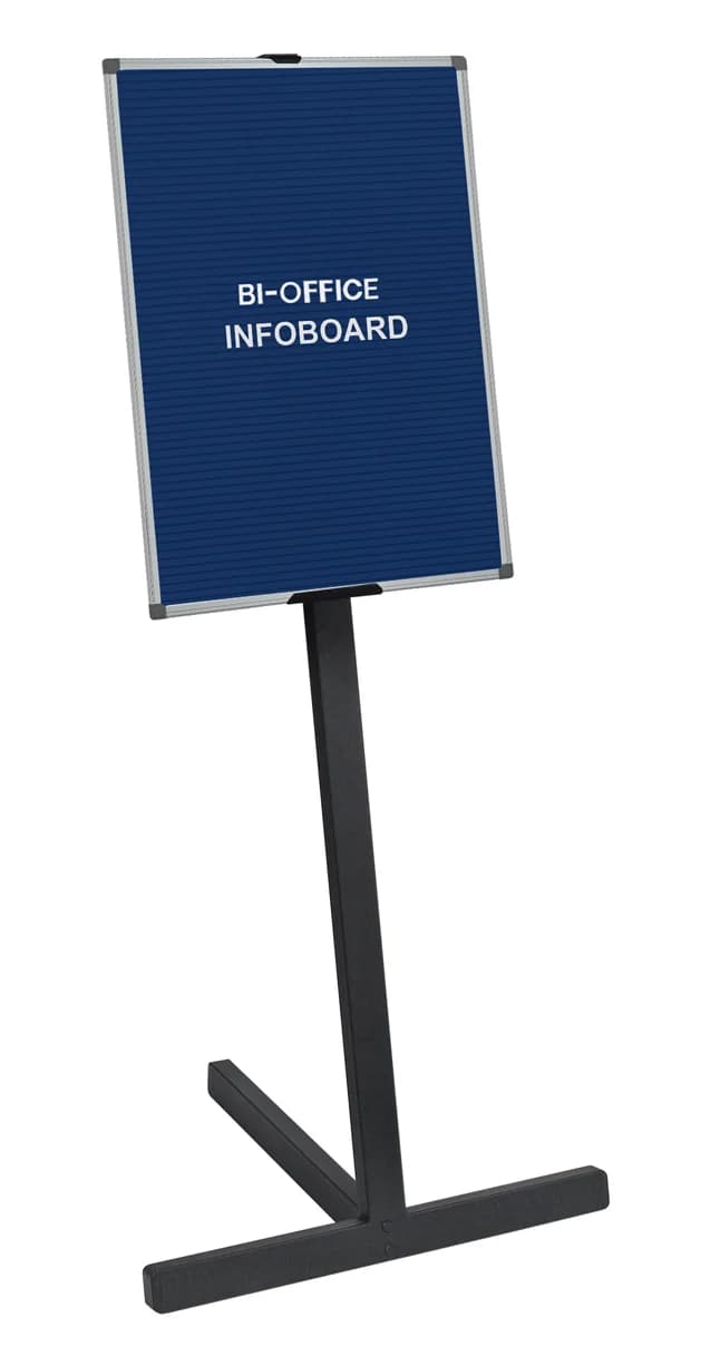 Bi Office - Quadro para Letras com Suporte 45x60 cm Alumínio Preto