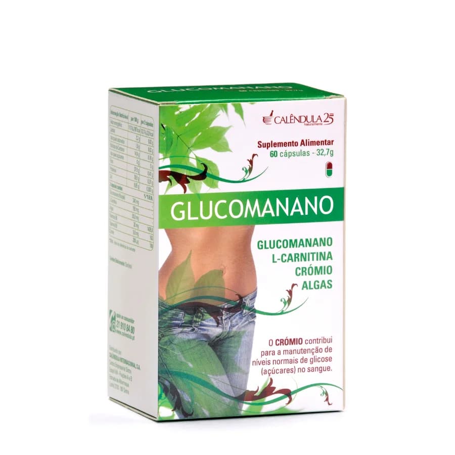 Calendula Glucomanano 60 Cápsulas