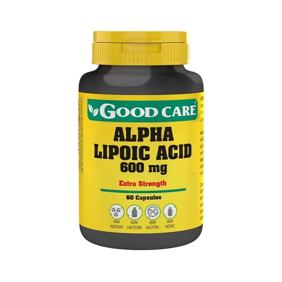 Ácido Alfa Lipóico 600mg 60 cápsulas Good Care60 cápsulas