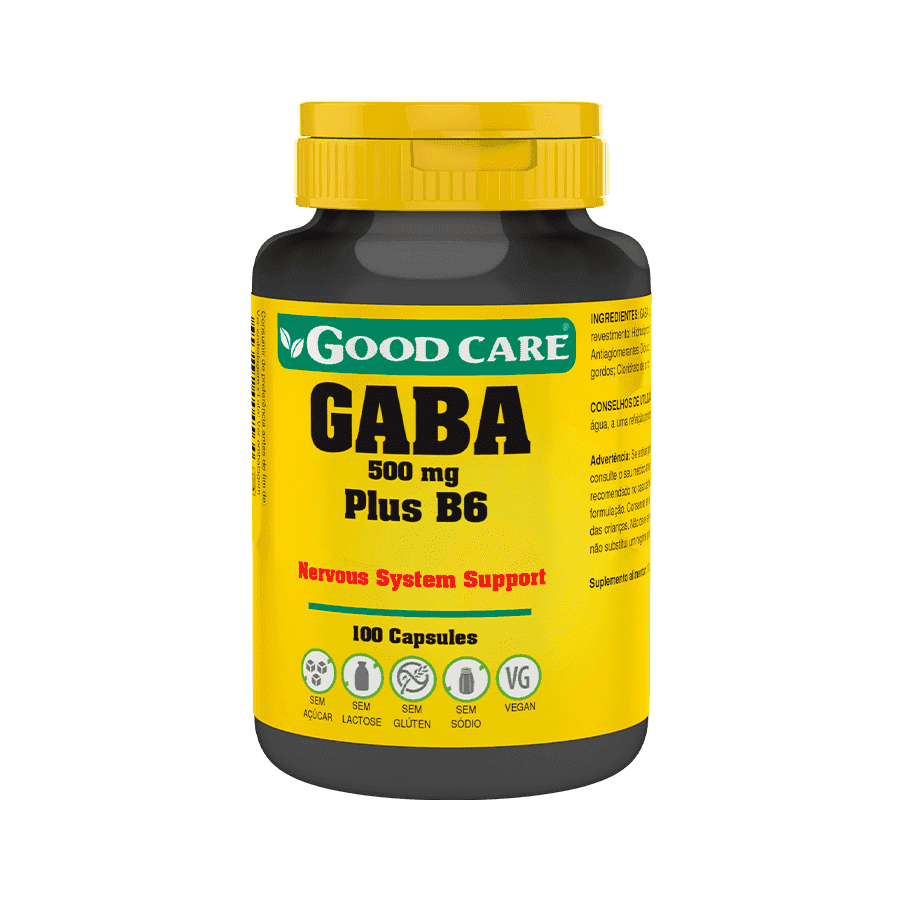 Gaba Plus B6 100 Cápsulas 500mg Good Care