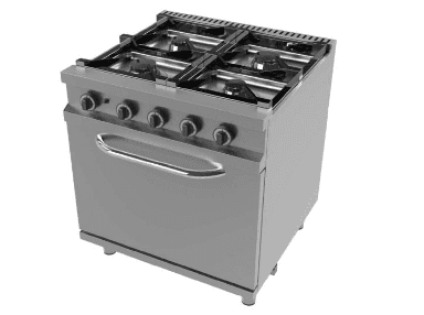 Junex Fogão c/ 4 queimadores e forno FO7E401