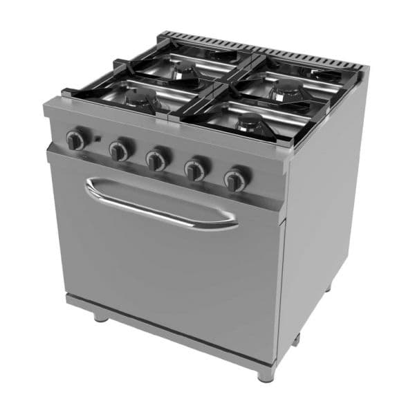 Junex Fogão c/ 4 queimadores e forno FO7E401