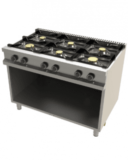 Fogão a gás com 6 queimadores Junex FO7E600