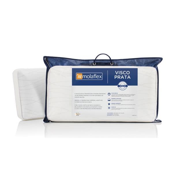 Molaflex Almofada Visco Prata 70x50