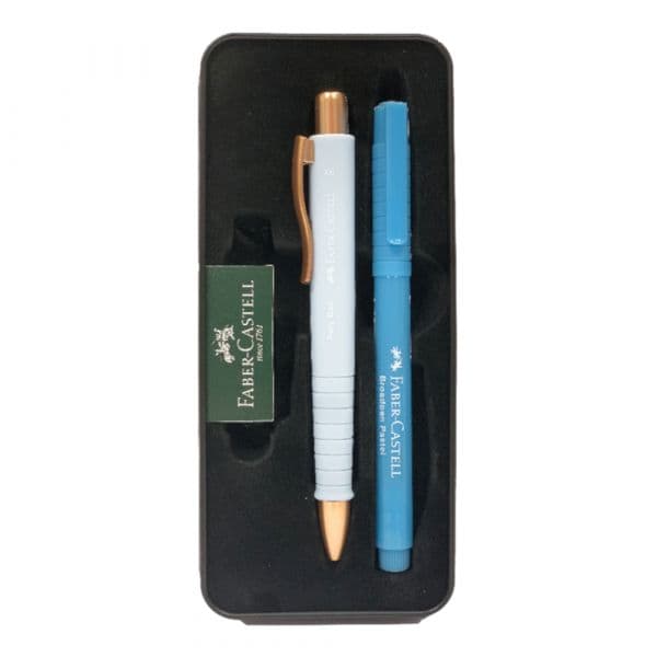 Faber-Castell Esferográfica + Fineliner Broadpen 0.8mm Azul 1 Un.