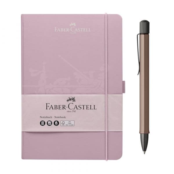 Faber-Castell Esferográfica + Notebook A5 Rosa 1 Un.