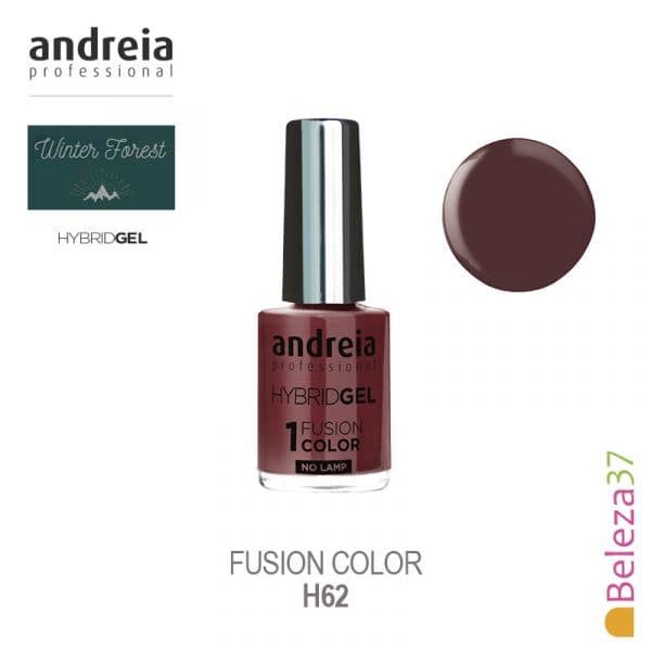 Andreia Verniz Hybrid Gel Fusion Color H62 Rosa tijolo