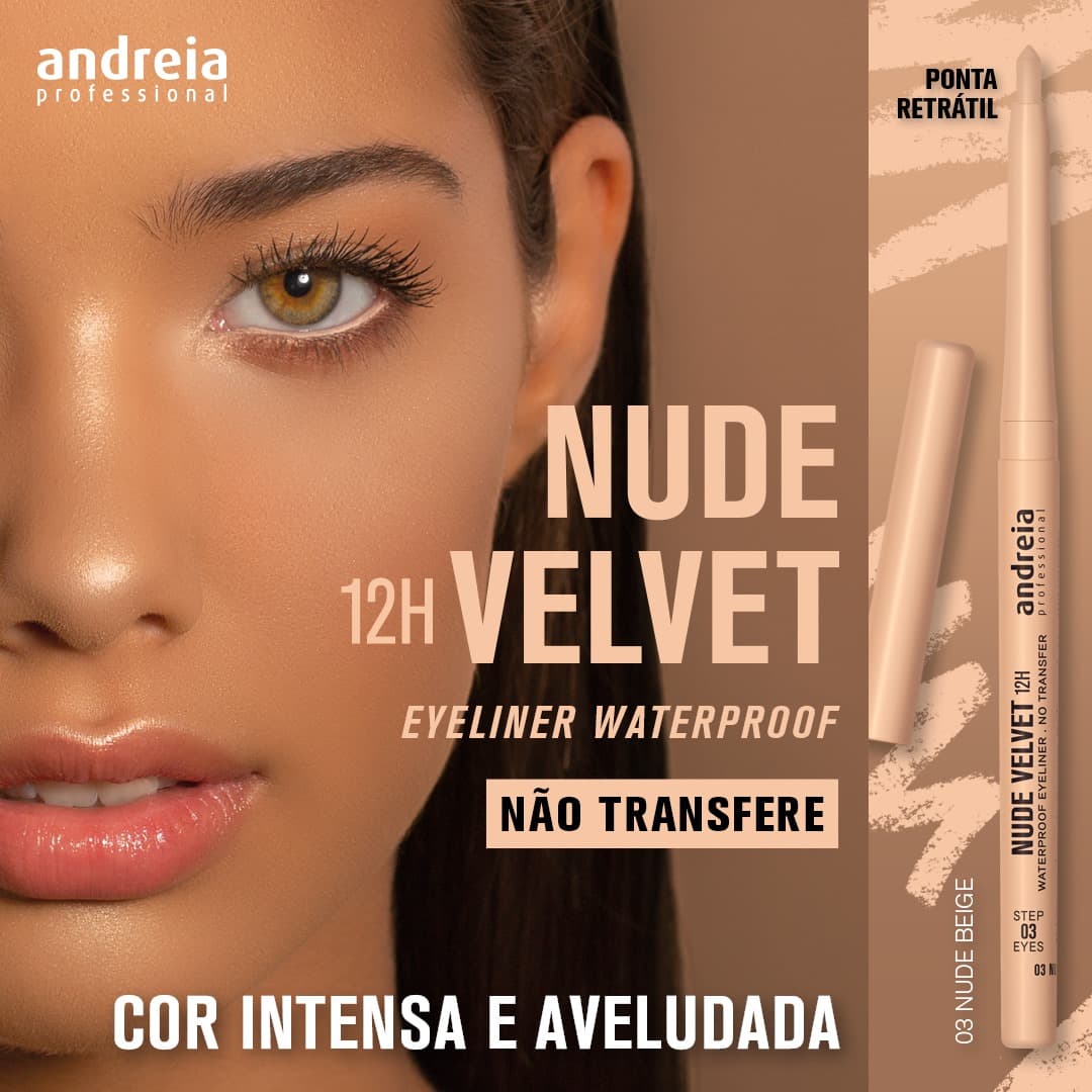 Andreia 12H Waterproof Eyeliner Tom Nude Velvet