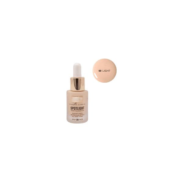 Andreia Face Step 4 Spotlight Drop Foundation Tom 00 Light 14ml