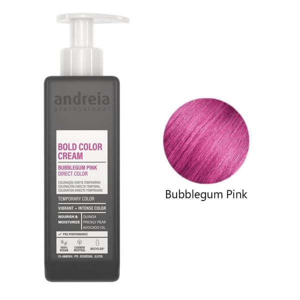 Andreia Coloração Temporária 200ml - Bubblegum Pink (rosa Chiclete)