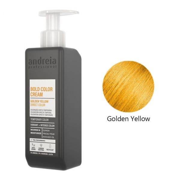 Andreia Coloração Temporária 200ml - Golden Yellow (amarelo Dourado)