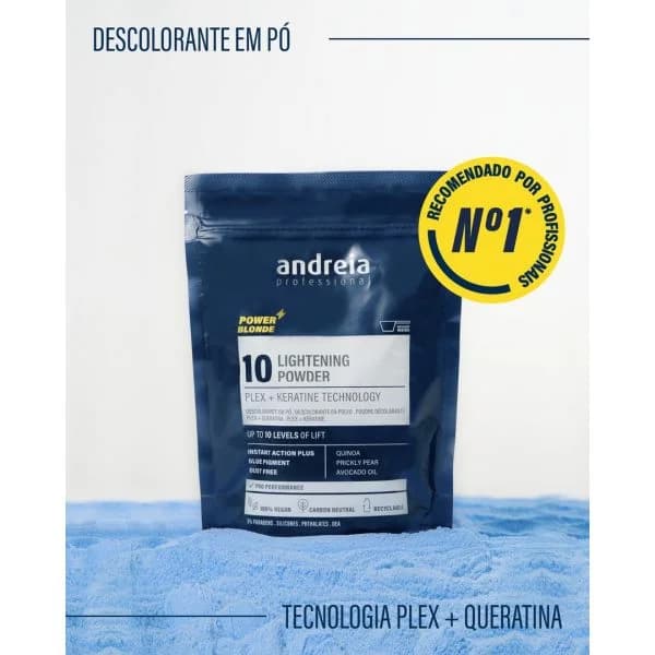 Andreia Descolorante em Pó Lightening Power Blond 10 - 500g