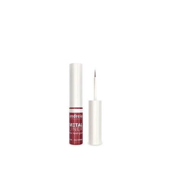 Andreia Metal Liner Eyeliner Líquido Metalizado Tom 03 Ruby