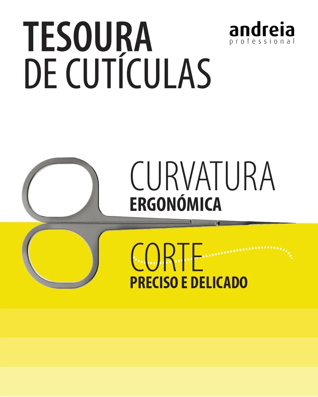 Andreia Precision Cuticle Scissors - Tesoura de Cutículas