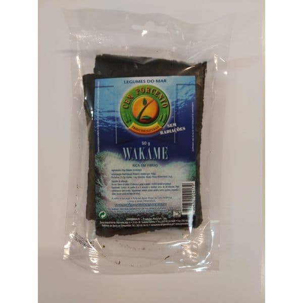 Cem Porcento Alga Wakame 50g