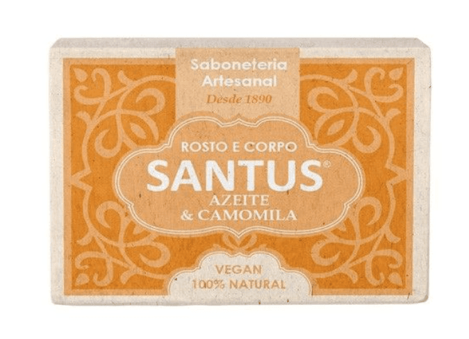 Sabonete azeite e camomila 110g SANTUS