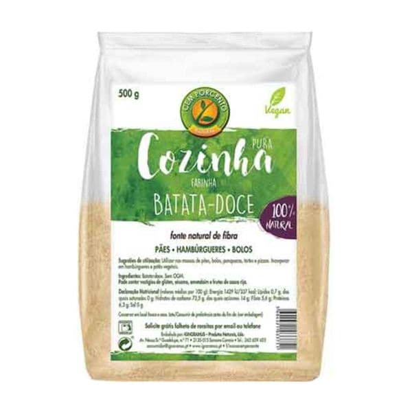 Cem Porcento Cozinha Pura Farinha de Batata Doce 250g