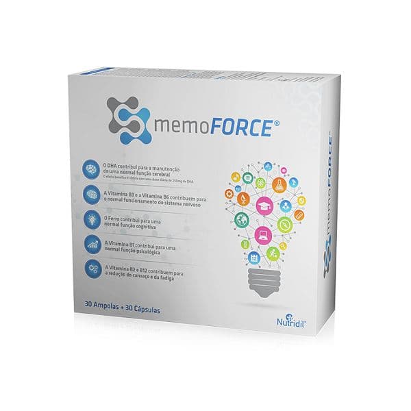 Nutridil Memoforce 30 Ampolas + 30 Cápsulas