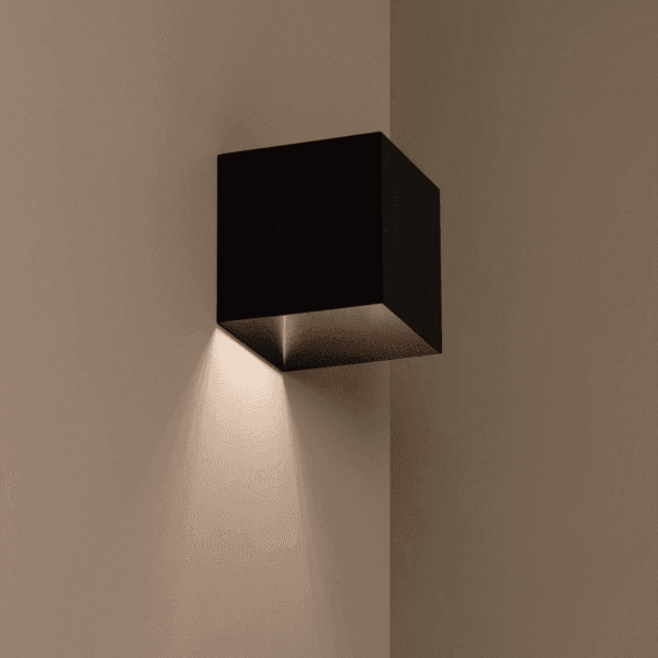 APLIQUE PAREDE QUAD. SAL.PCGU10 MAX.7W IP54 PT