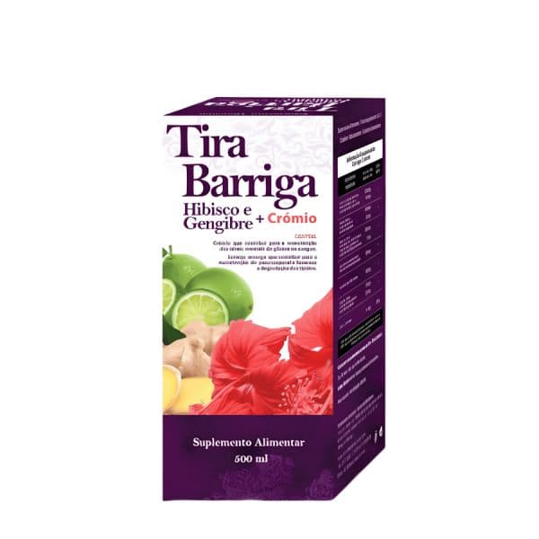 Novo Horizonte Tira Barriga Hibisco e Gengibre + Crómio 500ml