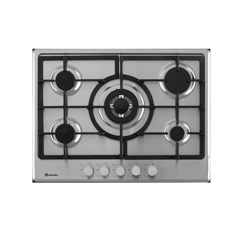 Placa Gás Meireles 5G AE WOK GFF MG4755X Gás Butano/Propano