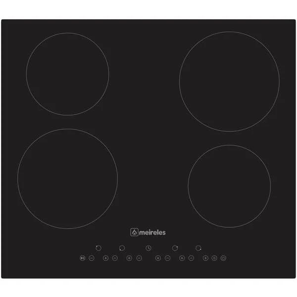 Placa Vitrocerâmica Meireles MV 1601 | 4 Zonas, Touch Control, 6000W