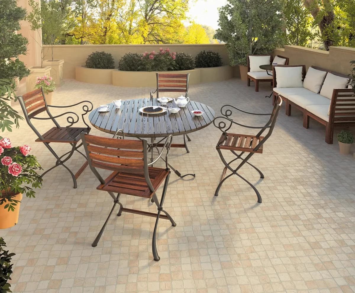 Domino Pavimento Cerâmico Calçada Chiado Branco 33X33CM