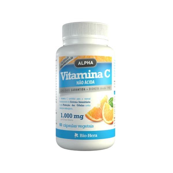 Bio-Hera Alpha Vitamina C Não Ácida 60 Cápsulas