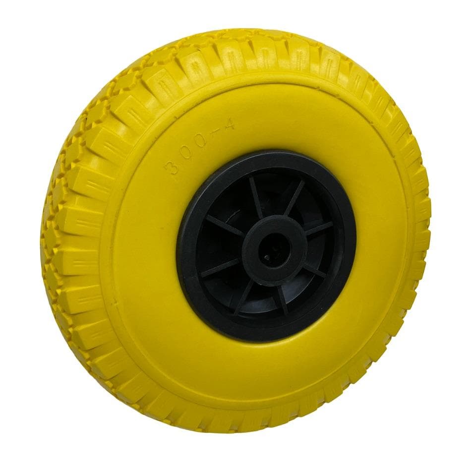 RODA CARRO MAO 3.00X4 POLIURETANO C/EIXO 20MM AMAR KIPA