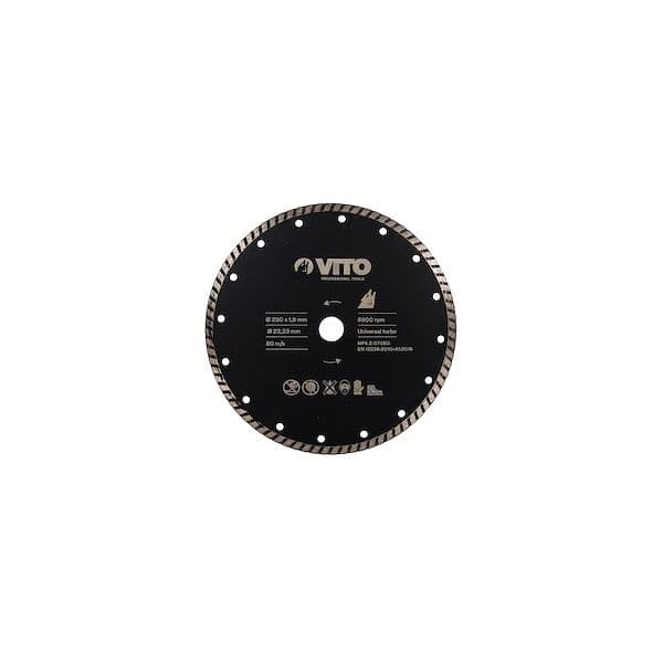 Disco de Diamante Vito Universal Turbo 230