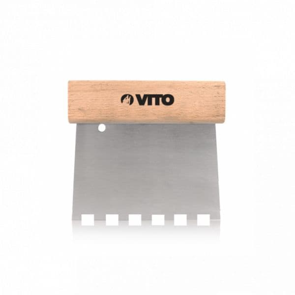 Vito Espátula Dentada 180mm - VIED1808